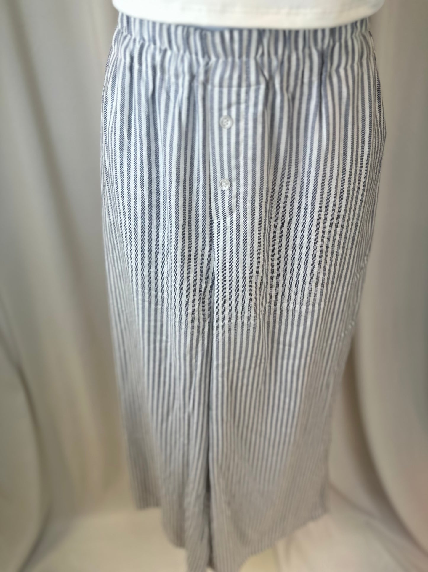 Striped Pajama Bottoms