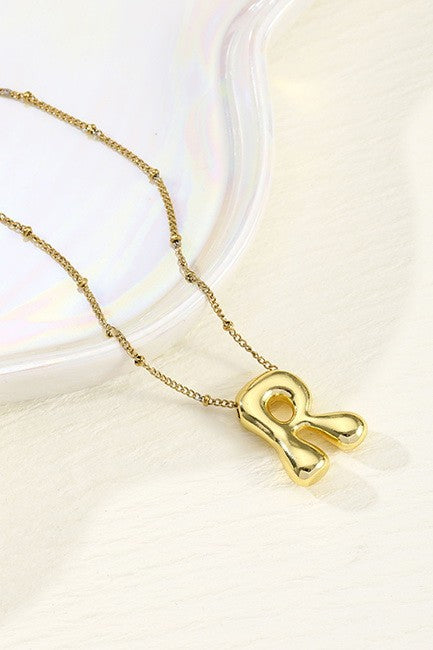 Bubble Initial Pendant