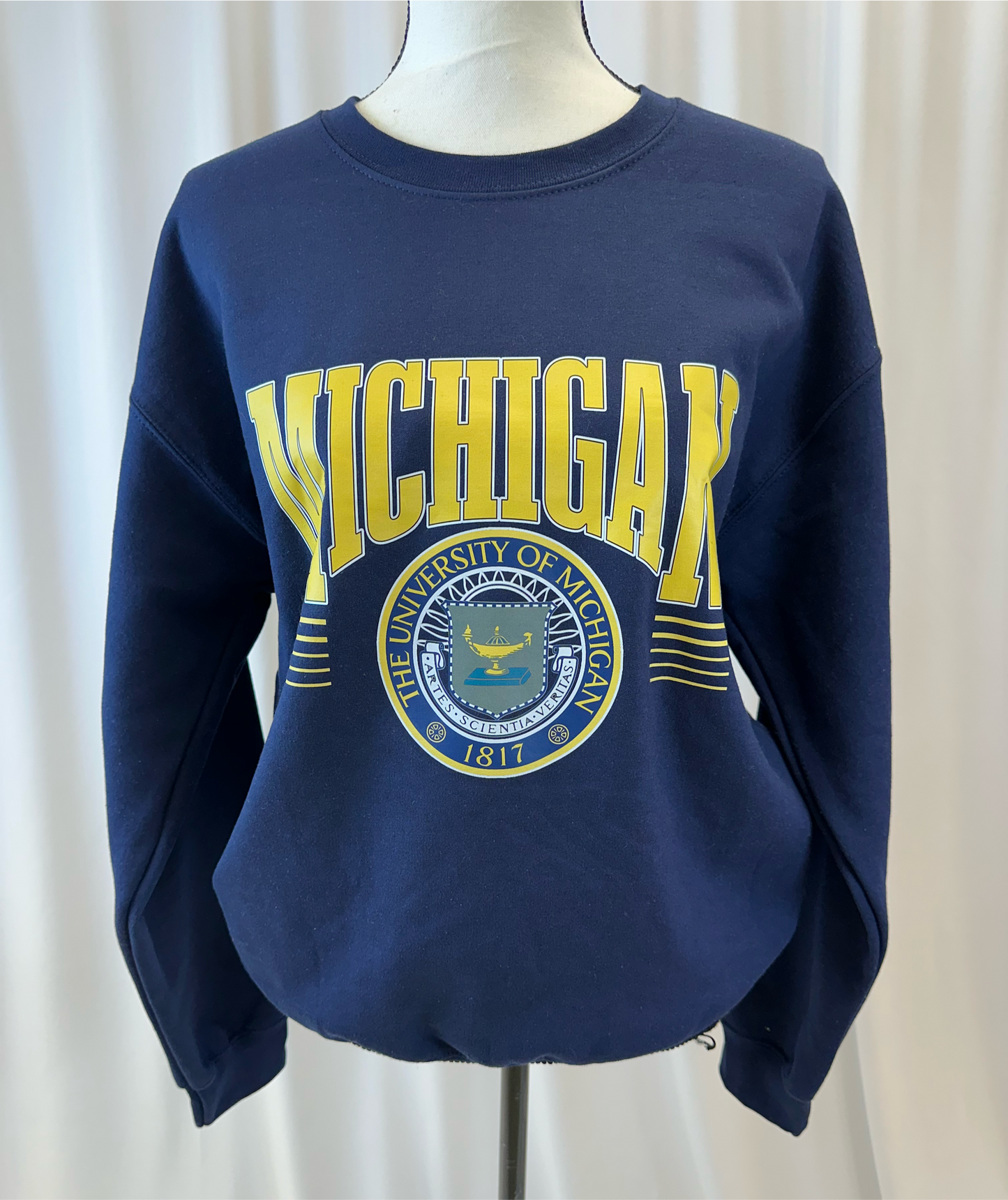 Vintage Go Blue Crew